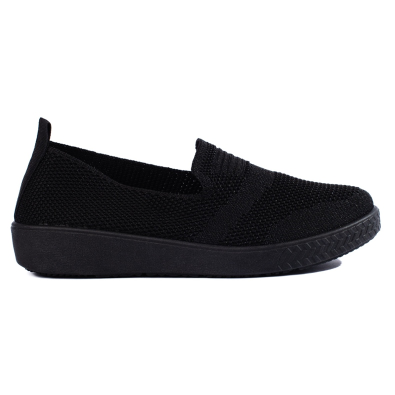 Svarta slip-on sneakers