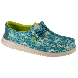 Hey Dude Wally H2O Tropical M 40702-4OR skor blå