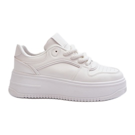 Platform Sneakers för kvinnor Eco Leather White Vhisper vit
