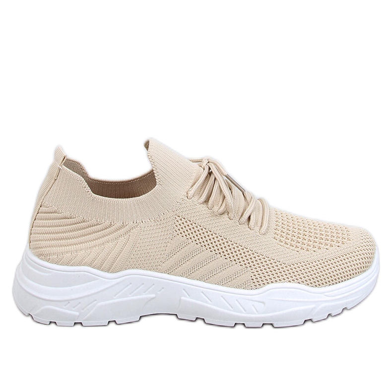 Jaussa Beige sock sportskor