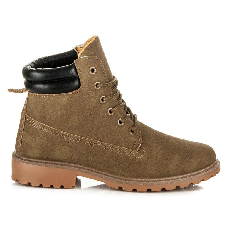 Seastar Damstövlar Trappers brun grön