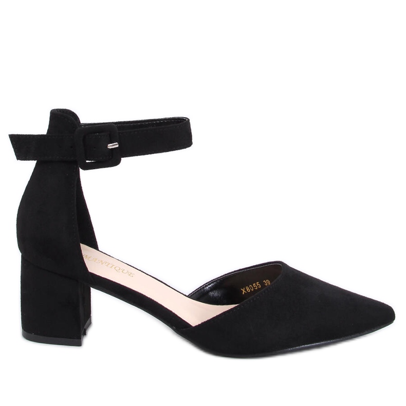 Dacrem Black lågklackade pumps svart
