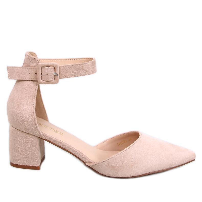 Dacrem Beige lågklackade pumps