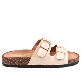 Scholki Byrd Beige korktofflor