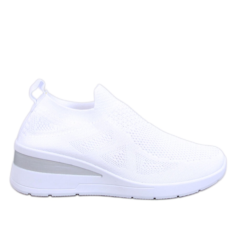 Bayol White sock wedge sneakers vit