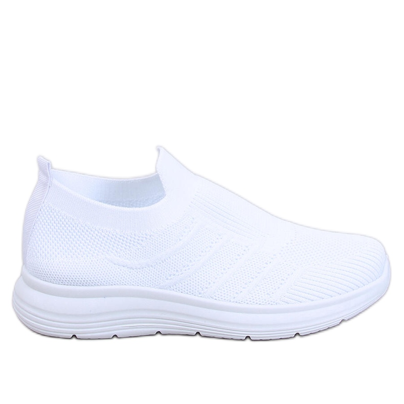 Groppi White slip-on sockskor vit