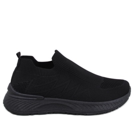 Fourny Allblack sock sportskor svart