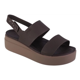 Crocs Brooklyn Low Wedge sandaler 206453-2ZL brun