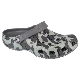 Crocs Classic Spray Camo Kids Clog 207594-097 flipflops grå