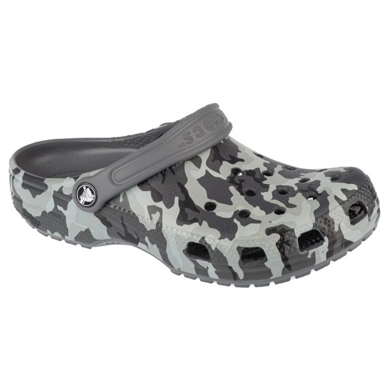 Crocs Classic Spray Camo Kids Clog 207594-097 flipflops grå