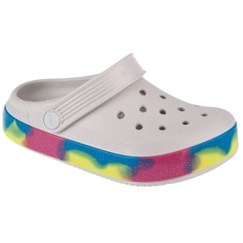 Crocs Off Court Glitter Band Kids Clog 209714-1FS flipflops vit