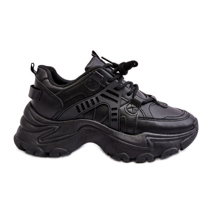 News Chunky Damsportskor Sneakers Svart Toderus