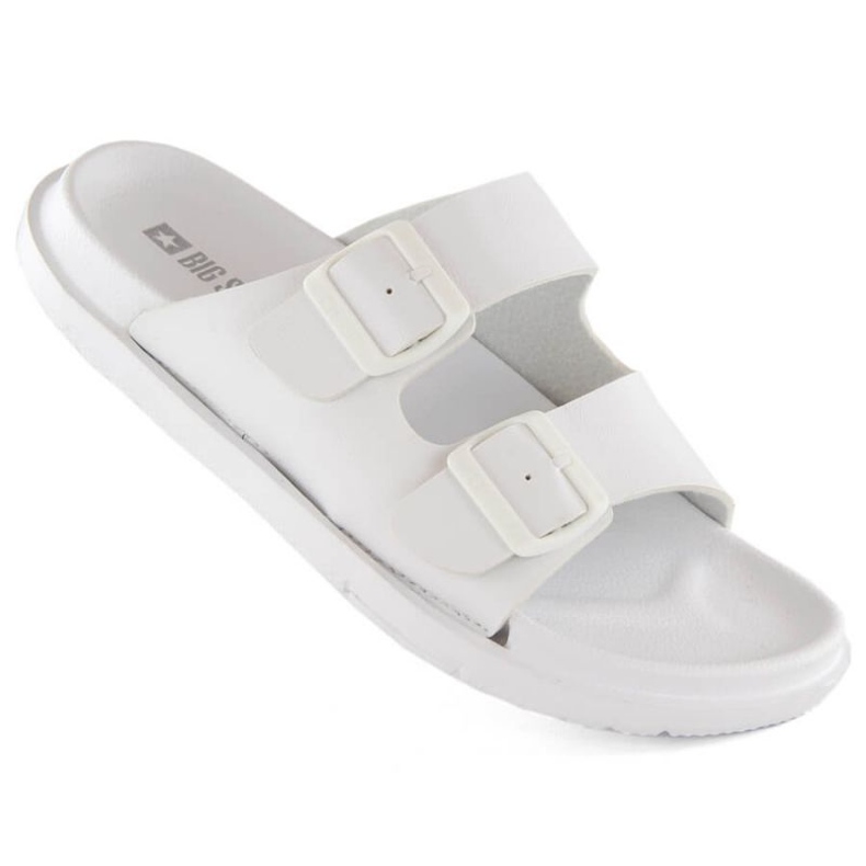 Big Star INT2004B flipflops i skum med spännen, vita