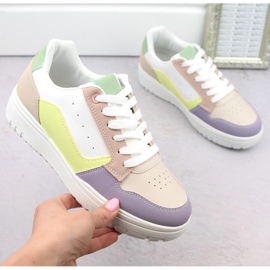 Flerfärgade sportsneakers för kvinnor McBraun 23263 mångfärgad