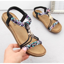 Bekväma slip-on sandaler för kvinnor, svart Artiker 54C1331