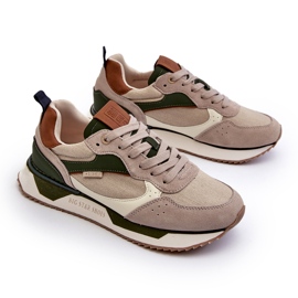 Herrsneakers Memory Foam System Big Star NN174349 Beige