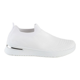 Vita slip-on sportskor