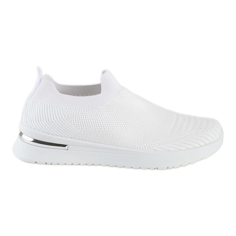Vita slip-on sportskor