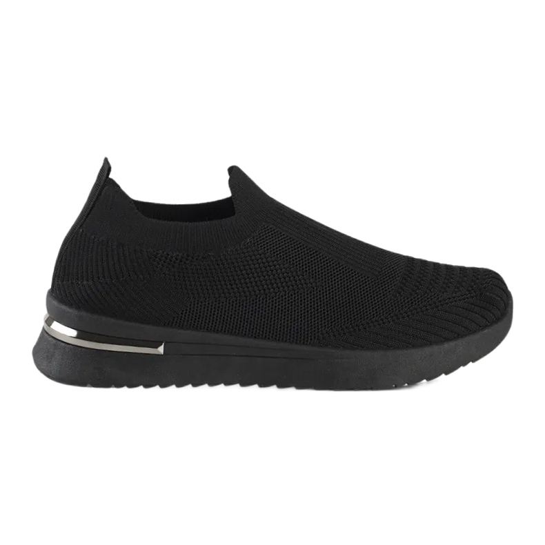 Svarta slip-on sneakers