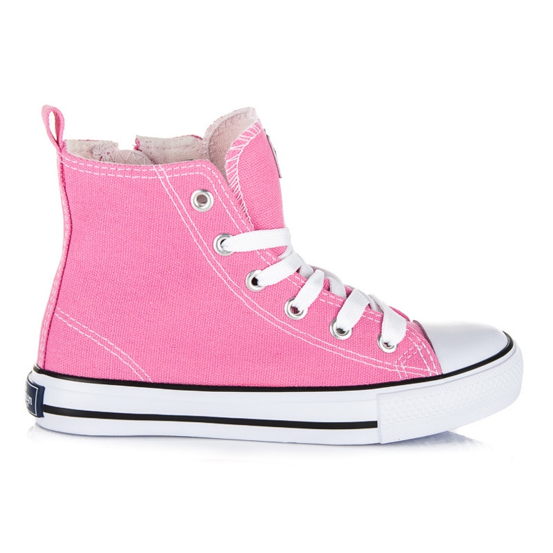 American Club Höga sneakers för flickor rosa