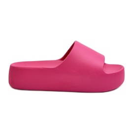 Damflip-flops med tjock sula Fuchsia Oreithano rosa