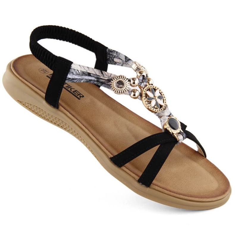 Artiker W HBH75B bekväma sandaler, svarta