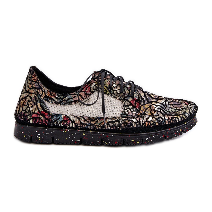 Mönstrade Damskor Maciejka 06347-01 Svart