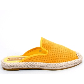 Carmen Gula espadrillor damtofflor
