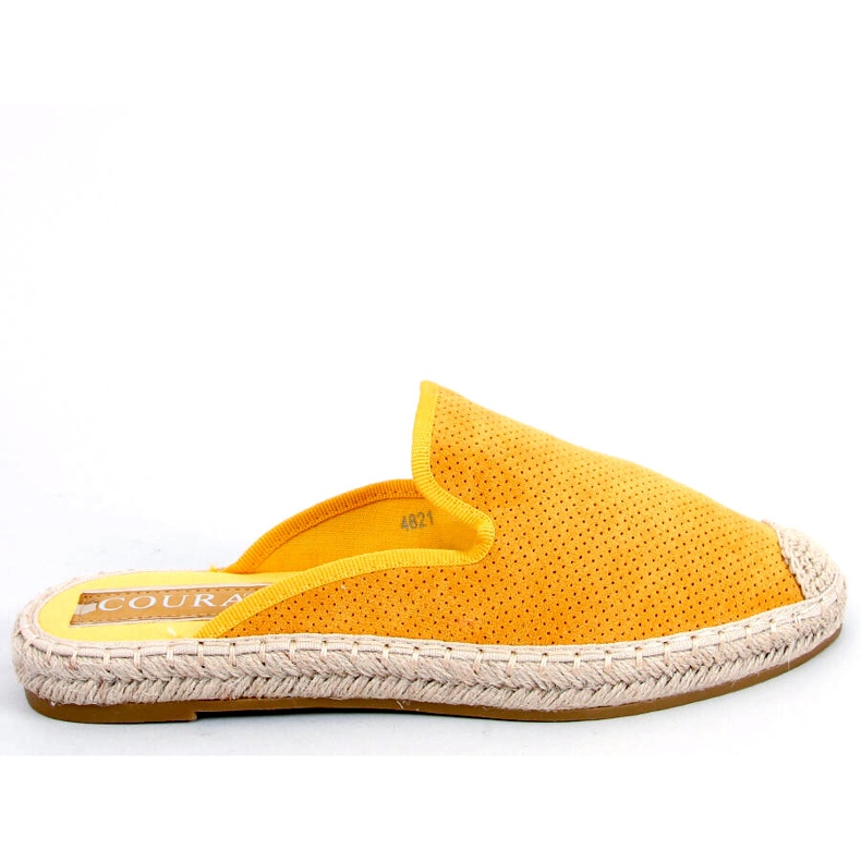 Carmen Gula espadrillor damtofflor