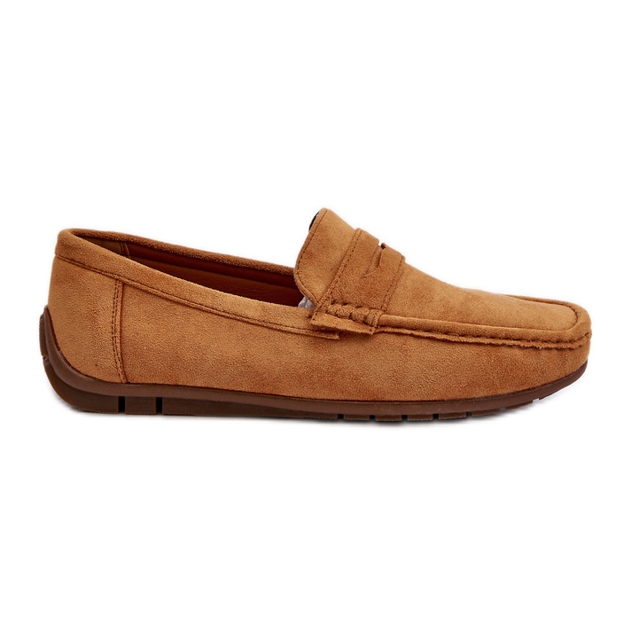 Camel Wesley Mocka Loafers för män brun