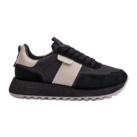 Sneakers för kvinnor på Big Star Platform NN274502 Memory Foam System Svart