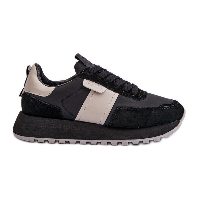 Sneakers för kvinnor på Big Star Platform NN274502 Memory Foam System Svart