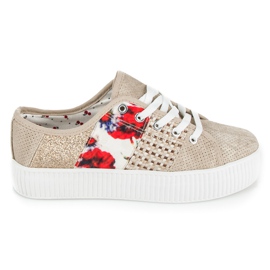 Kylie Sneakers för kvinnor på plattformen brun