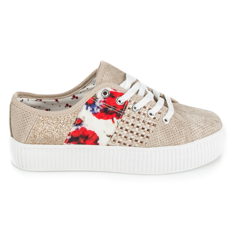 Kylie Sneakers för kvinnor på plattformen brun