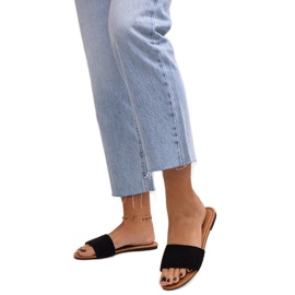 Svart broderade Marika diabilder