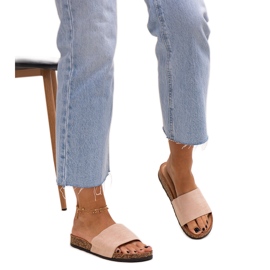 Klassiska flip-flops med Matilte korksula beige