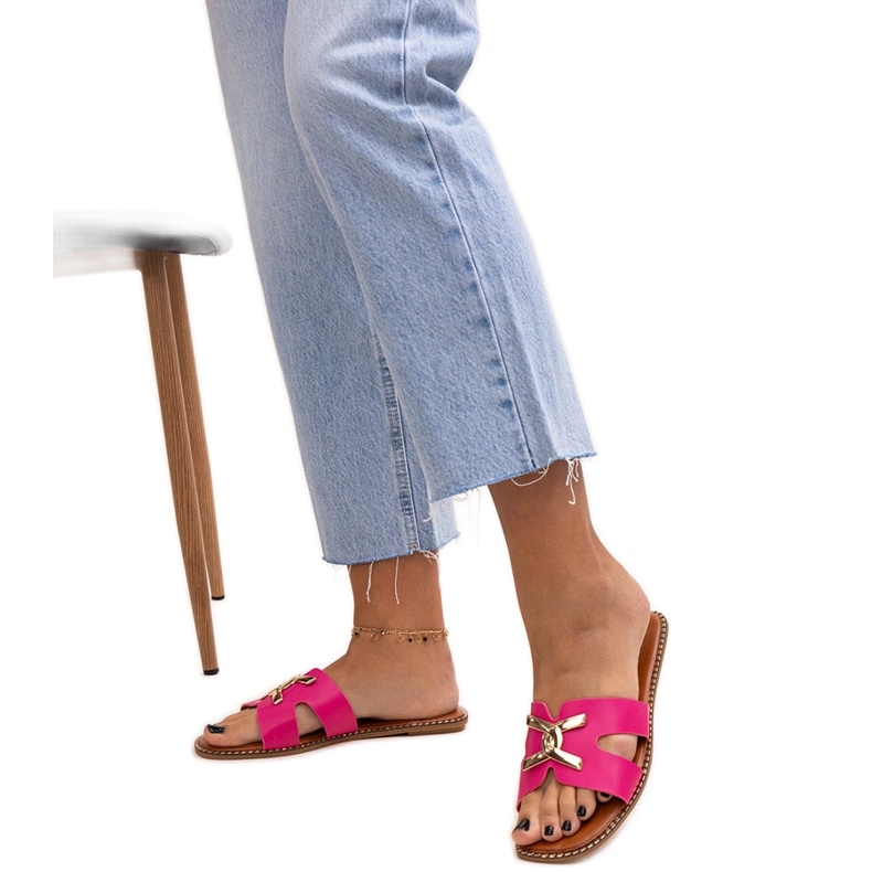 Mörkrosa reglage med Razanna-spänne