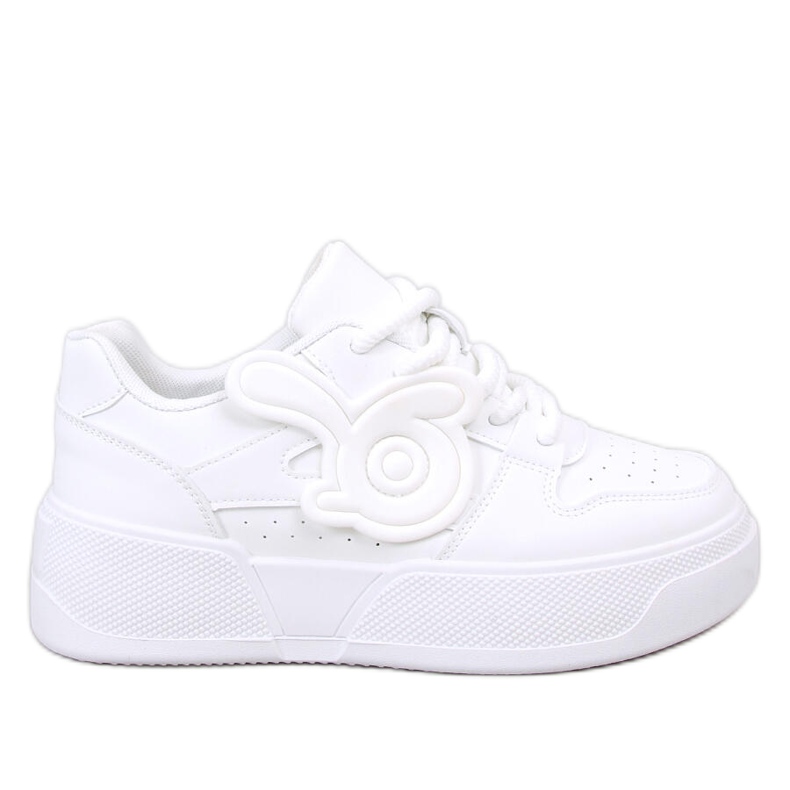 Broady Allwhite plattformssneakers vit