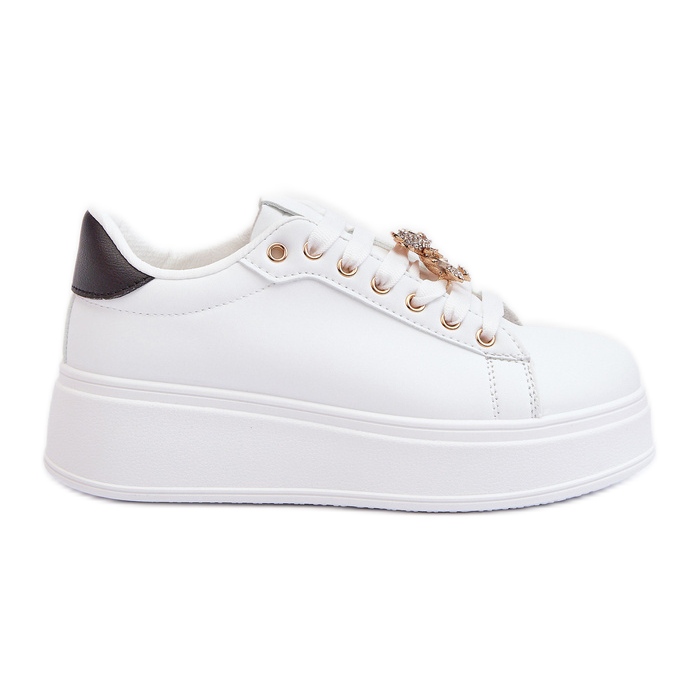 Sneakers för kvinnor med nallebjörn, vit Moanda