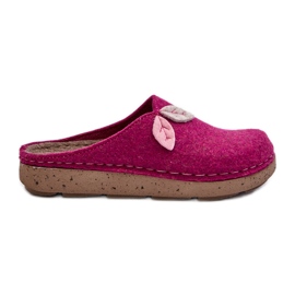 Inblu filttofflor dam ED000013 Fuchsia rosa