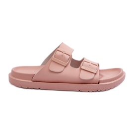 Lätt skum flip-flops för kvinnor med spännen Big Star NN274A753 Rosa