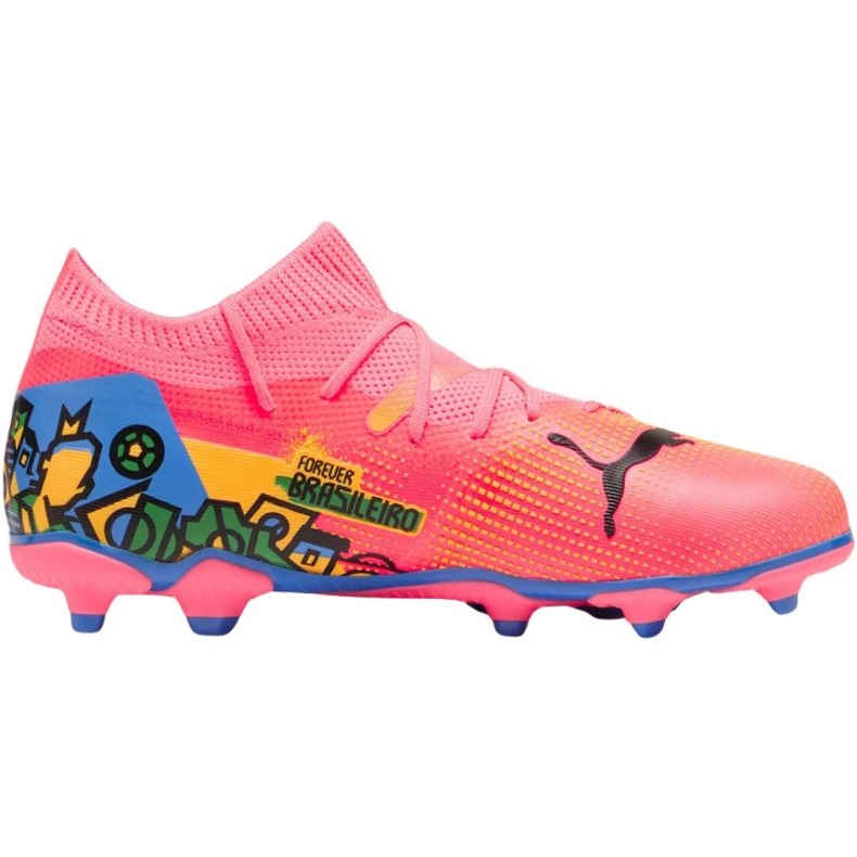 Puma Future 7 Match Njr FG/AG 107841 01 fotbollsskor rosa