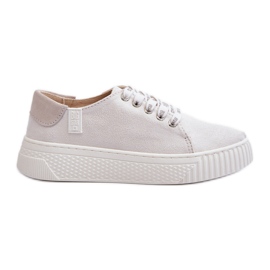 Damsneakers Memory Foam System Big Star NN276001 Vit
