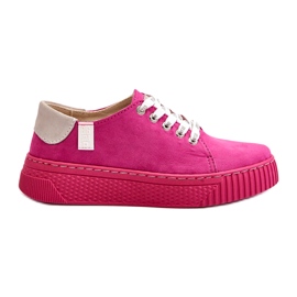 Dam Sneakers Memory Foam System Big Star NN276004 Fuchsia rosa