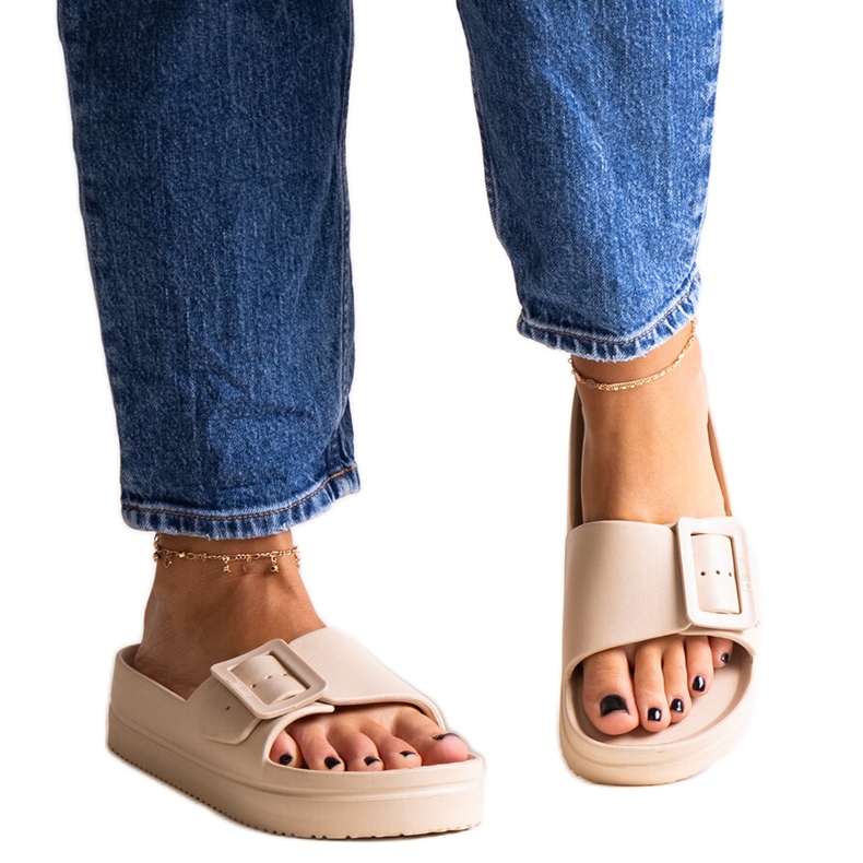 Beiga flipflops Big Star NN274A666 801 beige