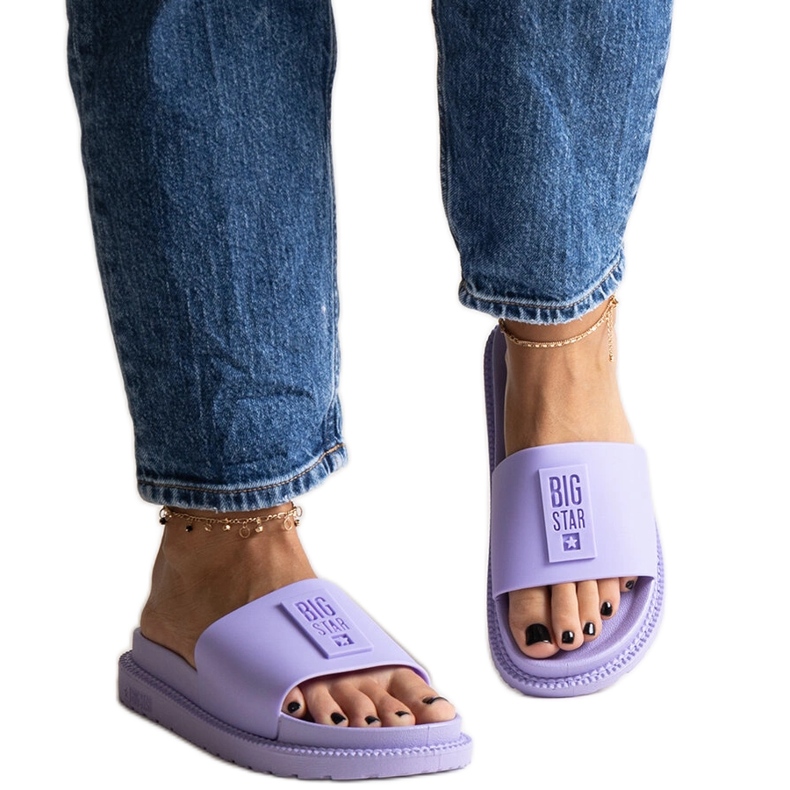 Lila Big Star LL274426 flipflops violett