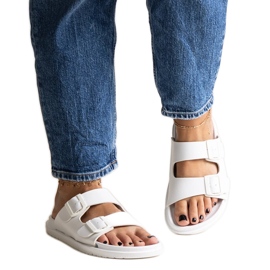 White Big Star NN274A751 flipflops vit