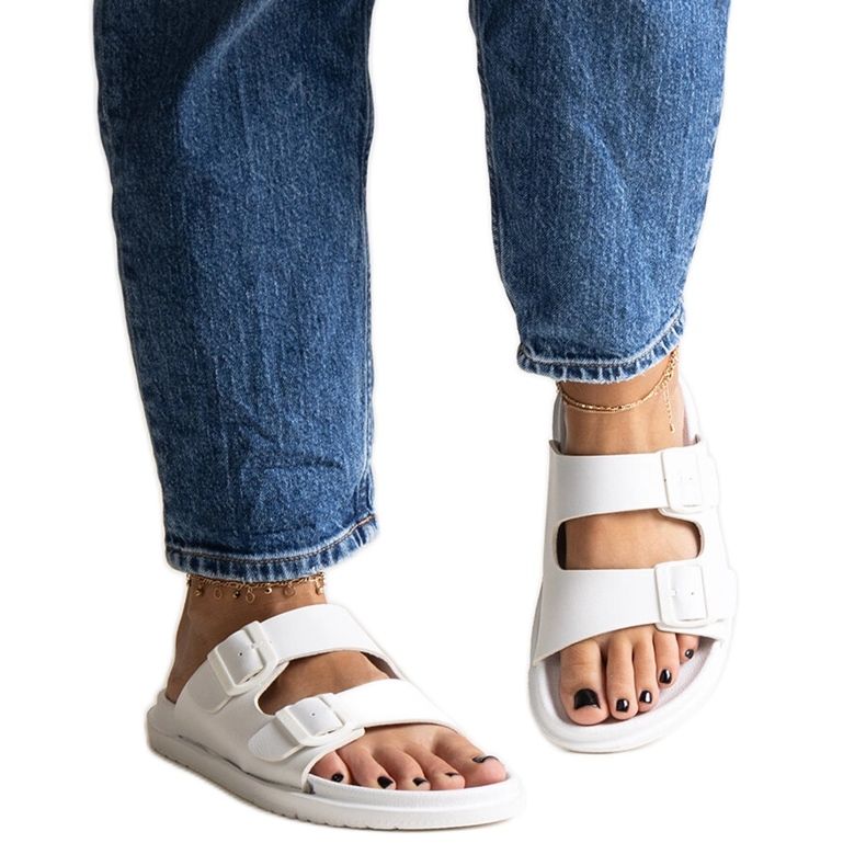 White Big Star NN274A751 flipflops vit