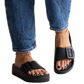 Svarta flipflops Big Star NN274A662 906