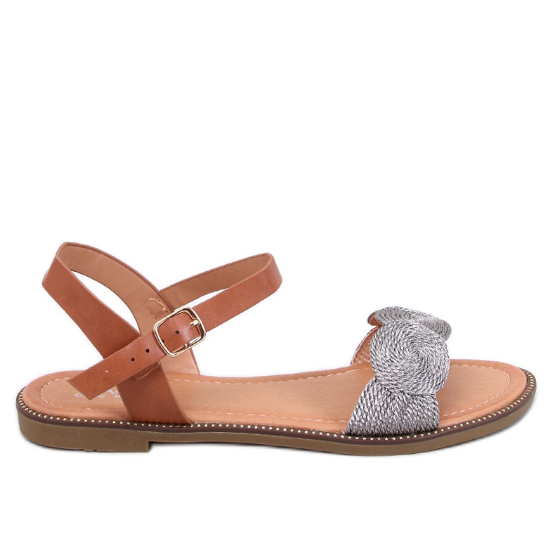Tavani Tarnish platta sandaler silver-